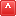 Red Circumflex Accent Icon