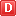 Red D Icon 16x16 png