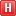 Red H Icon