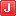 Red J Icon 16x16 png