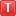 Red T Icon 16x16 png