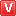 Red V Icon 16x16 png