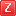 Red Z Icon 16x16 png