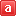 Red A Lower Icon 16x16 png