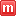 Red M Lower Icon 16x16 png