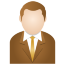 Brown Man Icon 64x64 png