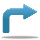 Arrow Turn Right Icon 128x128 png