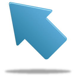 Up Left Arrow Icon 256x256 png
