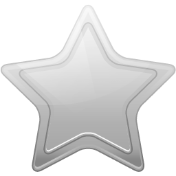 Star Silver Icon 256x256 png