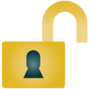 Open Lock Icon 128x128 png