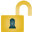 Open Lock Icon 32x32 png