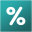 Percent Icon 32x32 png
