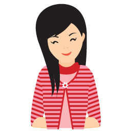 Girl Chuckle Icon 256x256 png