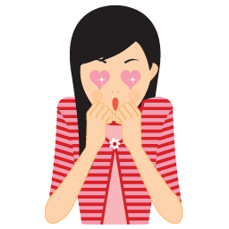 Girl In Love Icon 256x256 png