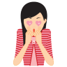 Girl In Love Icon 96x96 png