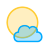 Sun Small Cloud Icon