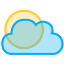 Sun Big Cloud Icon 64x64 png
