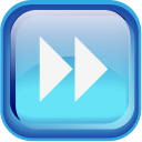 Blue Forward Icon 128x128 png