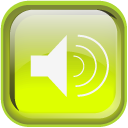 Green Audio Icon 128x128 png