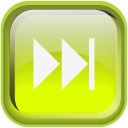 Green Fast Forward Icon 128x128 png