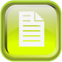 Green New File Icon 128x128 png