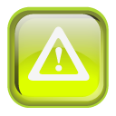 Green Warning Icon 128x128 png