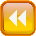 Orange Rewind Icon