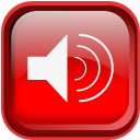 Red Audio Icon 128x128 png