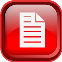 Red File Icon 128x128 png