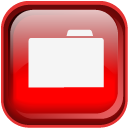 Red Folder Icon 128x128 png