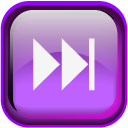 Violet Fast Forward Icon 128x128 png