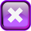 Violet Stop Icon 128x128 png