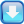 Blue Down Icon 24x24 png