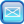 Blue Mail Icon 24x24 png