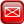 Red Email Icon 24x24 png