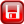 Red Save Icon 24x24 png