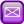 Violet Mail Icon 24x24 png