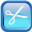 Blue Cut Icon 32x32 png