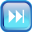 Blue Fast Forward Icon 32x32 png