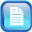 Blue File Icon 32x32 png