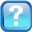 Blue Question Icon 32x32 png