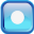 Blue Record Icon 32x32 png