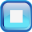 Blue Stop Play Back Icon 32x32 png
