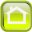 Green Home Icon 32x32 png