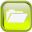 Green Open Icon 32x32 png