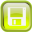 Green Save Icon 32x32 png