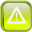 Green Warning Icon 32x32 png