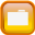 Orange Folder Icon 32x32 png