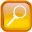 Orange Search Icon 32x32 png