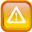 Orange Warning Icon 32x32 png